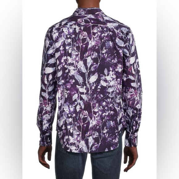 NWOT Robert Graham Sorrell Print Button Down Shirt Size Large - Picture 2 of 11